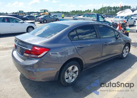 2015 Honda Civic Lx из США, поврежденный, VIN 19XFB2F51FE094487